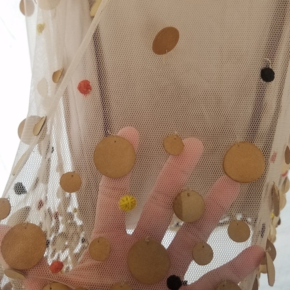 lorella braglia 3d midi tan skirt - Picture 8 of 9